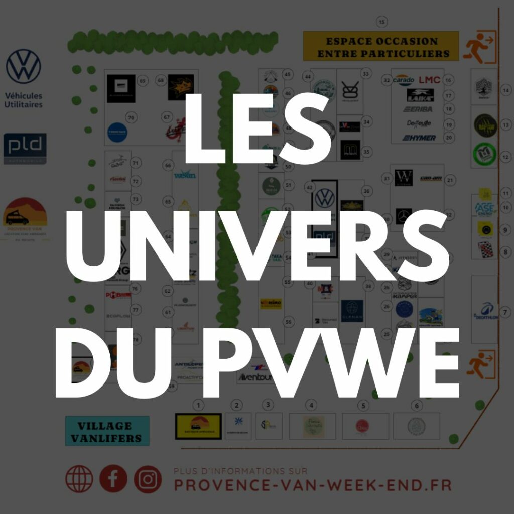 Les univers provence van week end